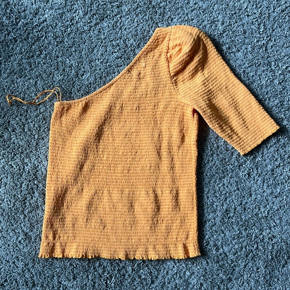 Nation LTD orange one shoulder top - Picture 5 of 5
